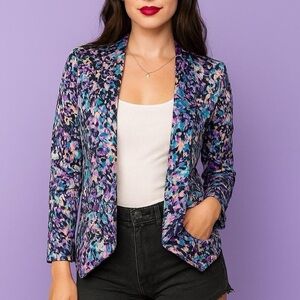 ✨Retro Y2K Watercolor Blazer✨Size M